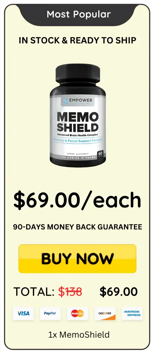 MemoShield offer price